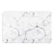 Artsy Mats Marble White Stone Non-Slip Bath Mat